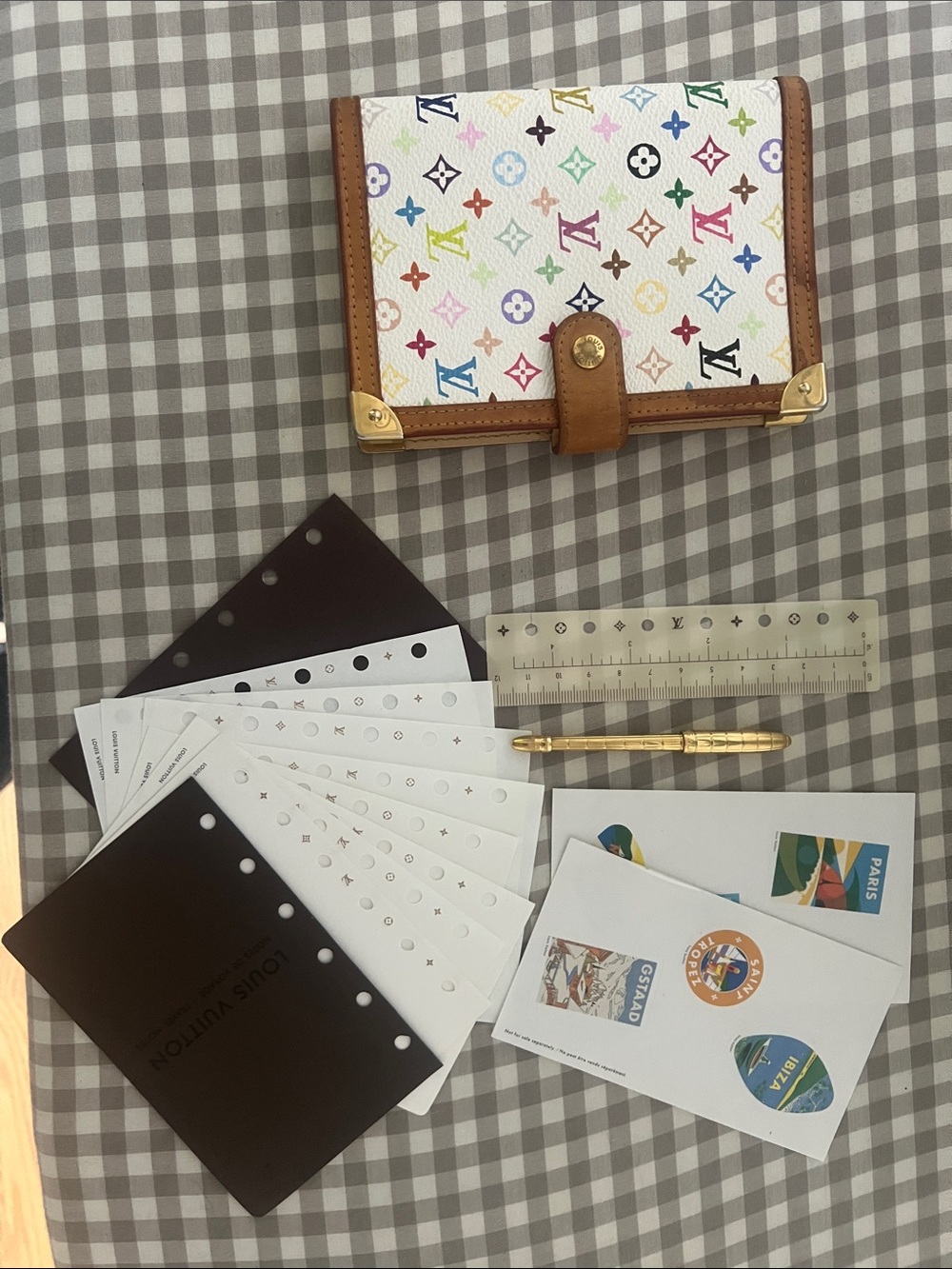 Authentic Louis Vuitton & Murakami Monogram Multicolor Agenda - Vintage